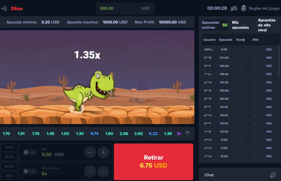 Juego del Dinosaurio